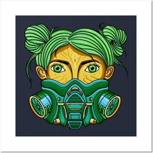 Gas mask Quarantine T-Shirt Posters and Art